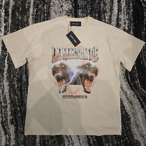 Homme Femme La Maison De Graphic Tee - Cream